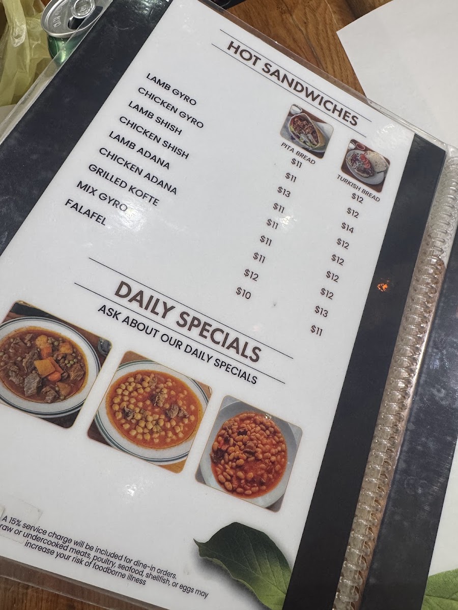 Aksaray Menu 3