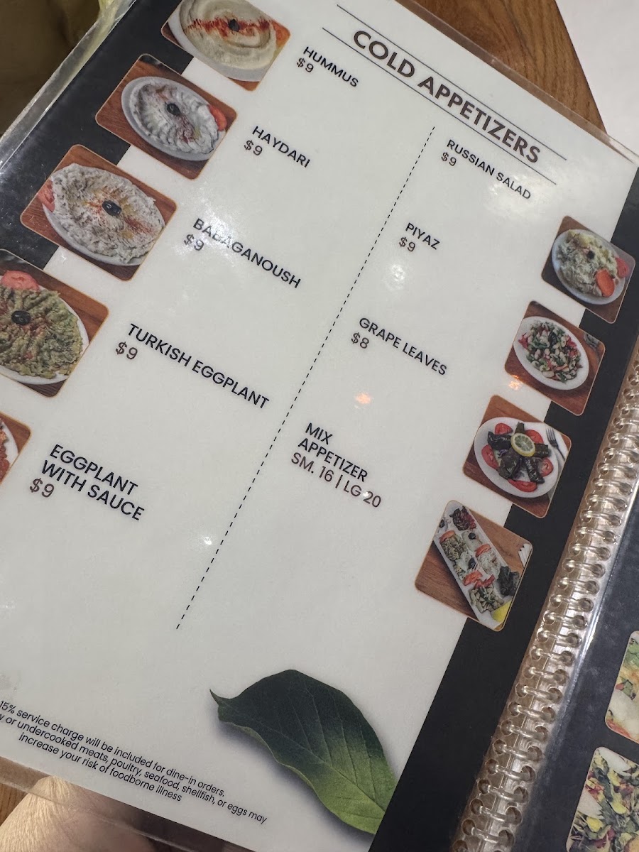 Aksaray Menu 4