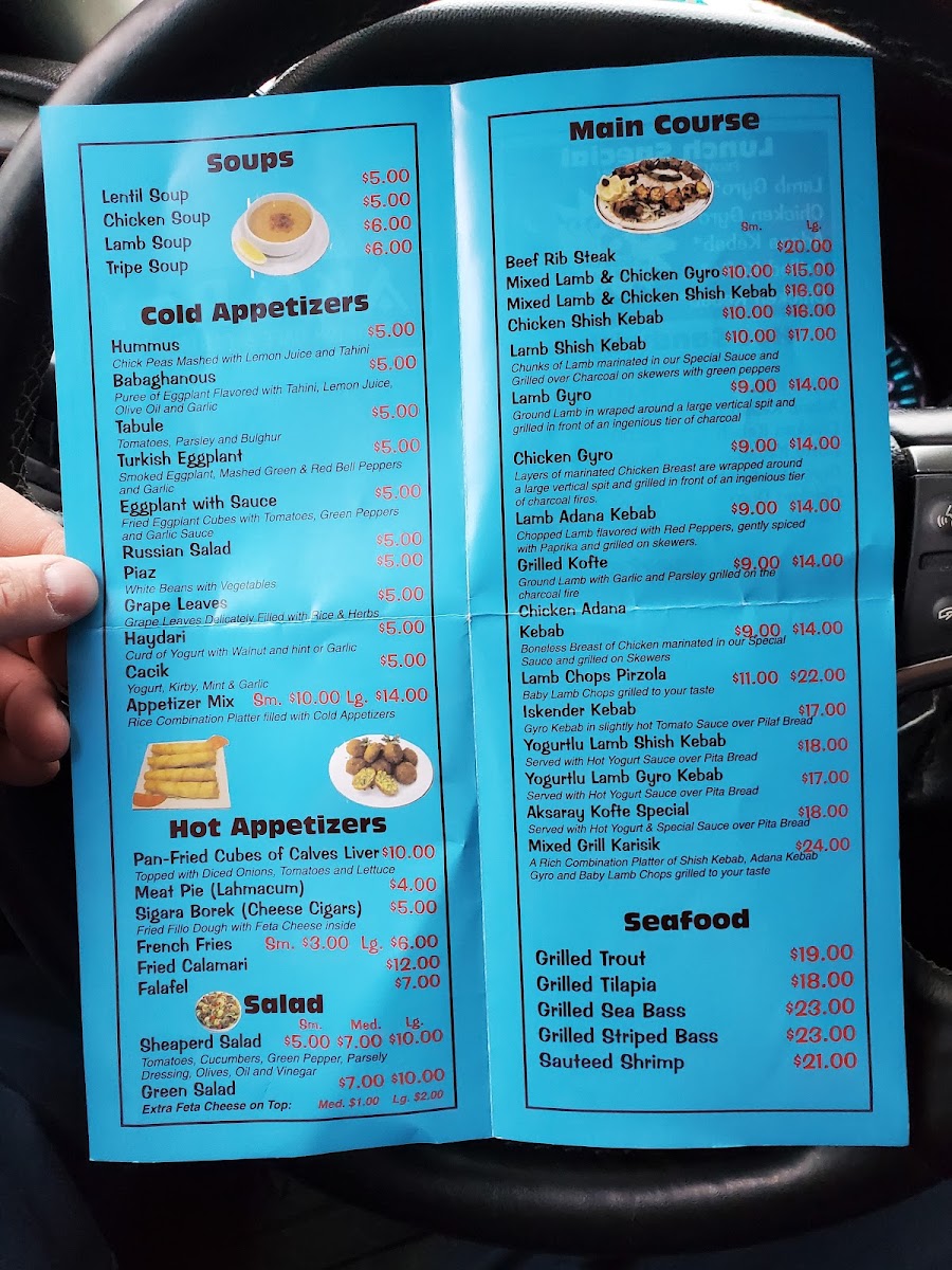 Aksaray Menu 9