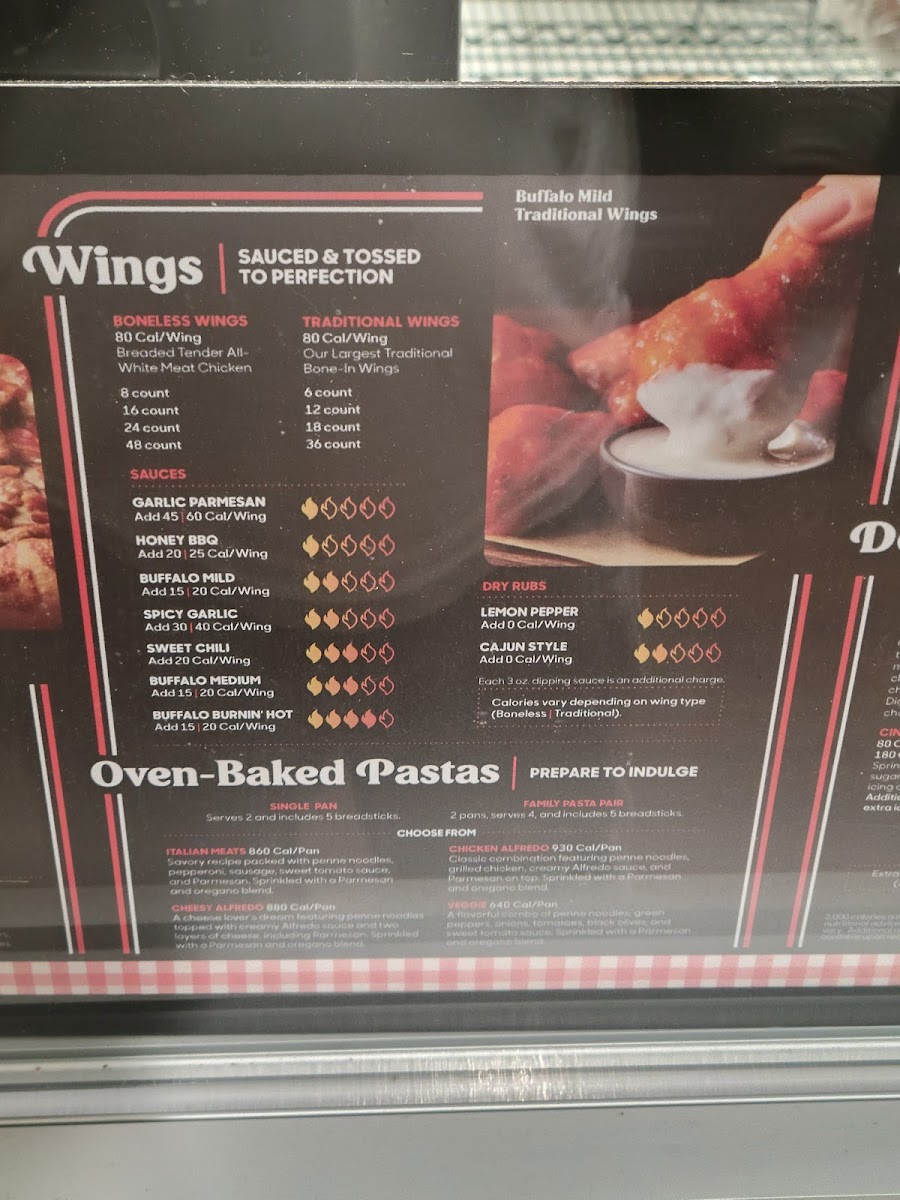 Pizza Hut Menu 2