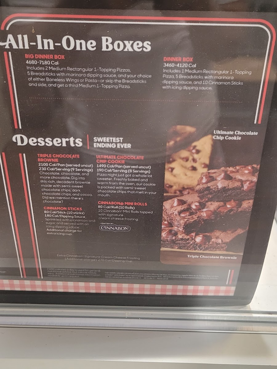 Pizza Hut Menu 3