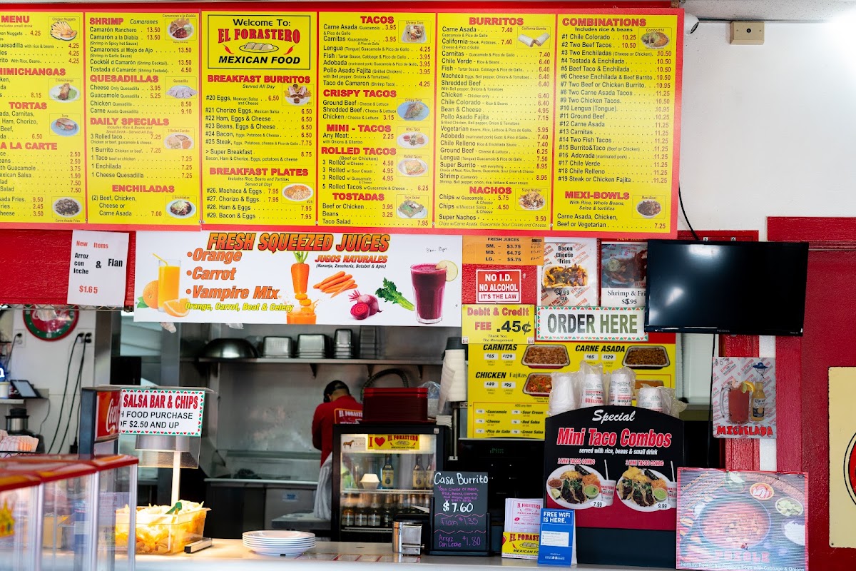 El Forastero Mexican Food Menu 10