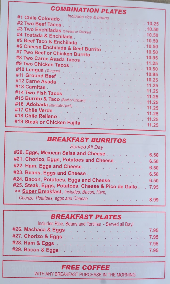 El Forastero Mexican Food Menu 8