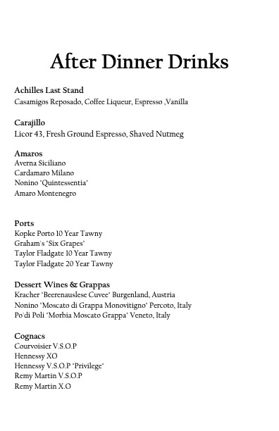 Wolfgang Puck Bar & Grill Menu 7