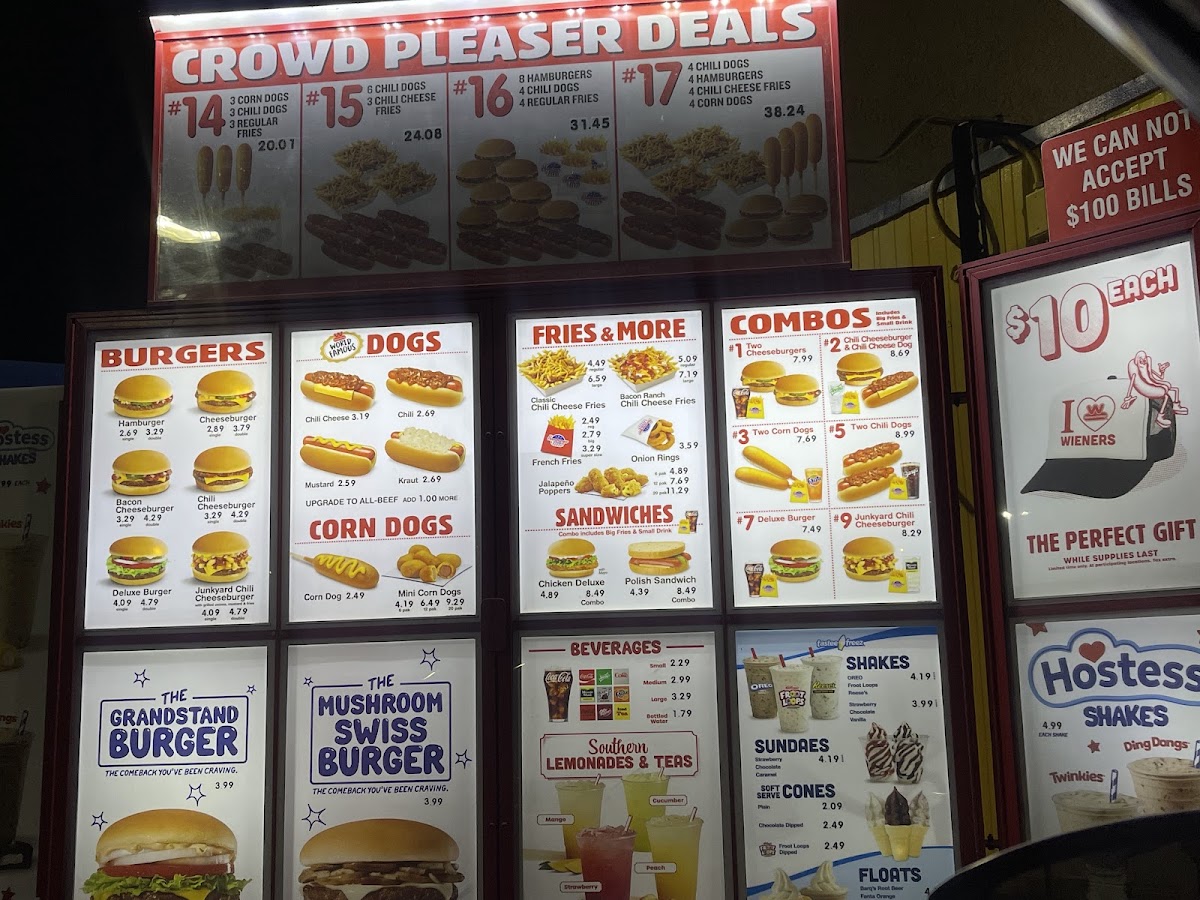 Hamburger Stand - El Centro Menu 3