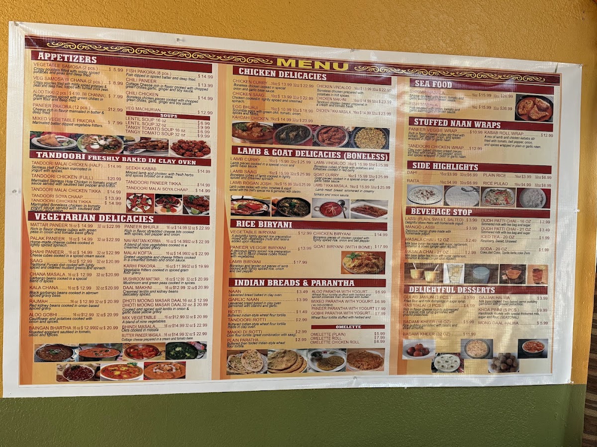The Indian Oven Menu 5
