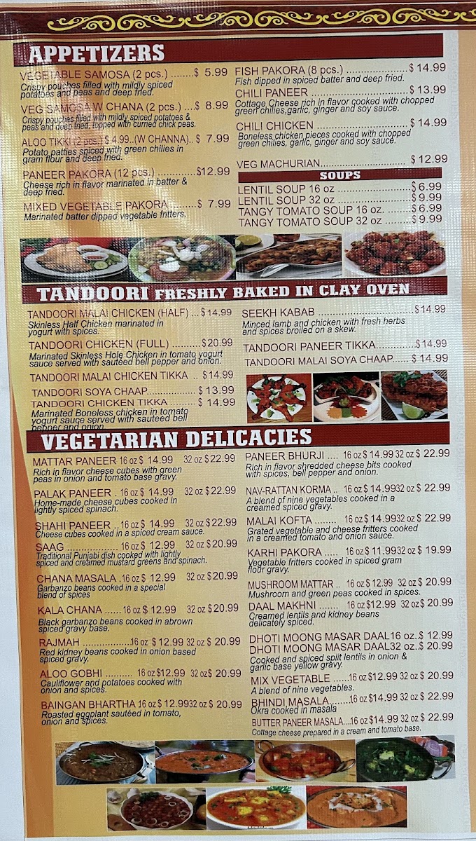 The Indian Oven Menu 6