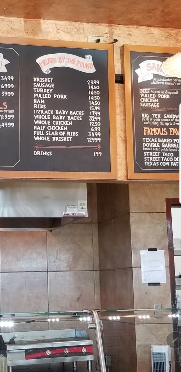 Texas Best Smokehouse Menu 5