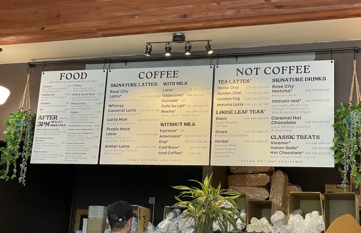 Rose City Coffee Co. Menu 7