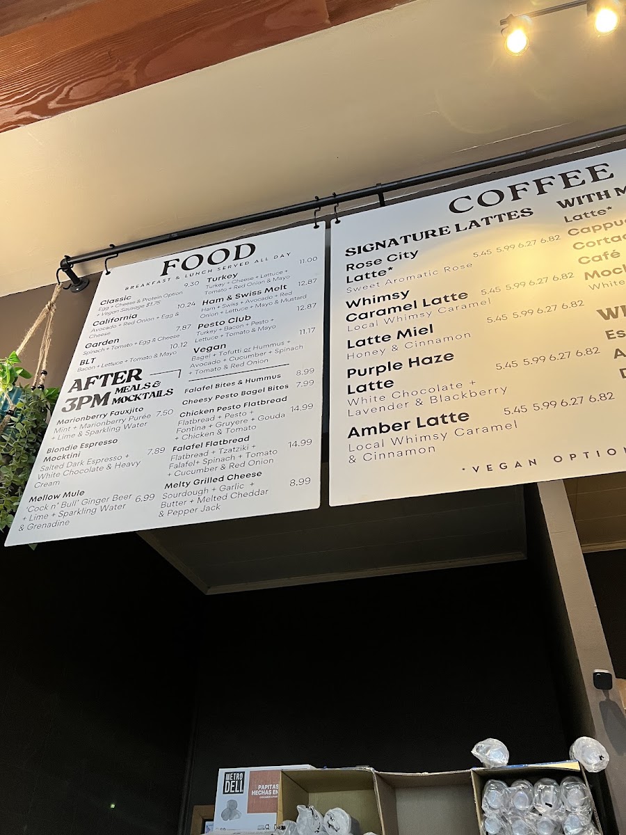 Rose City Coffee Co. Menu 8