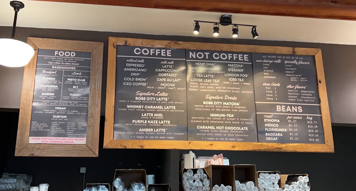Rose City Coffee Co. Menu 9