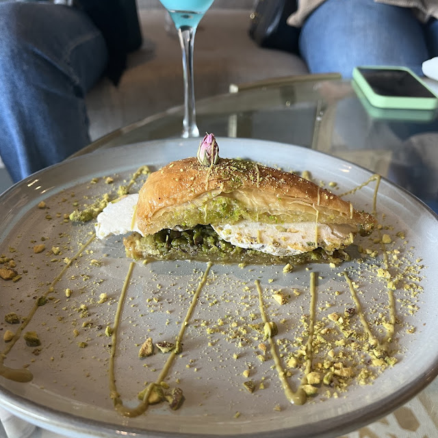 Baklava with Ice Cream