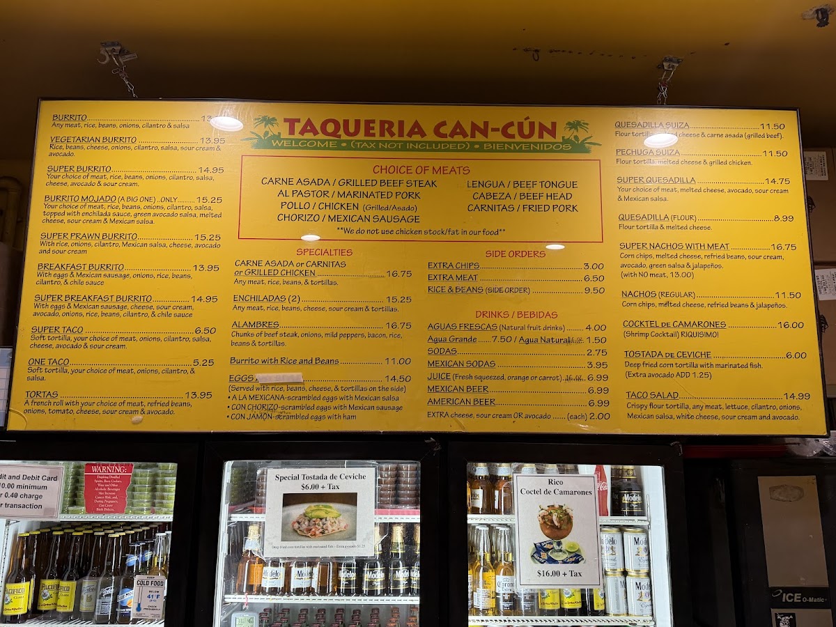 Taqueria Cancun Menu 10