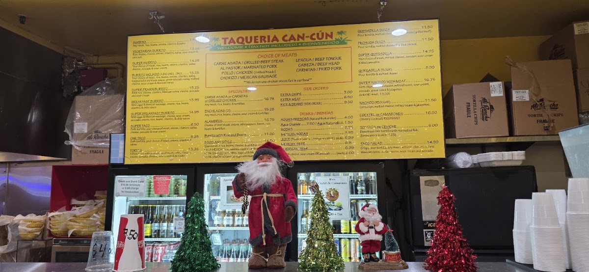 Taqueria Cancun Menu 2