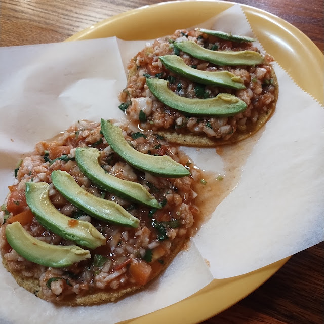 Tostada or Ceviche