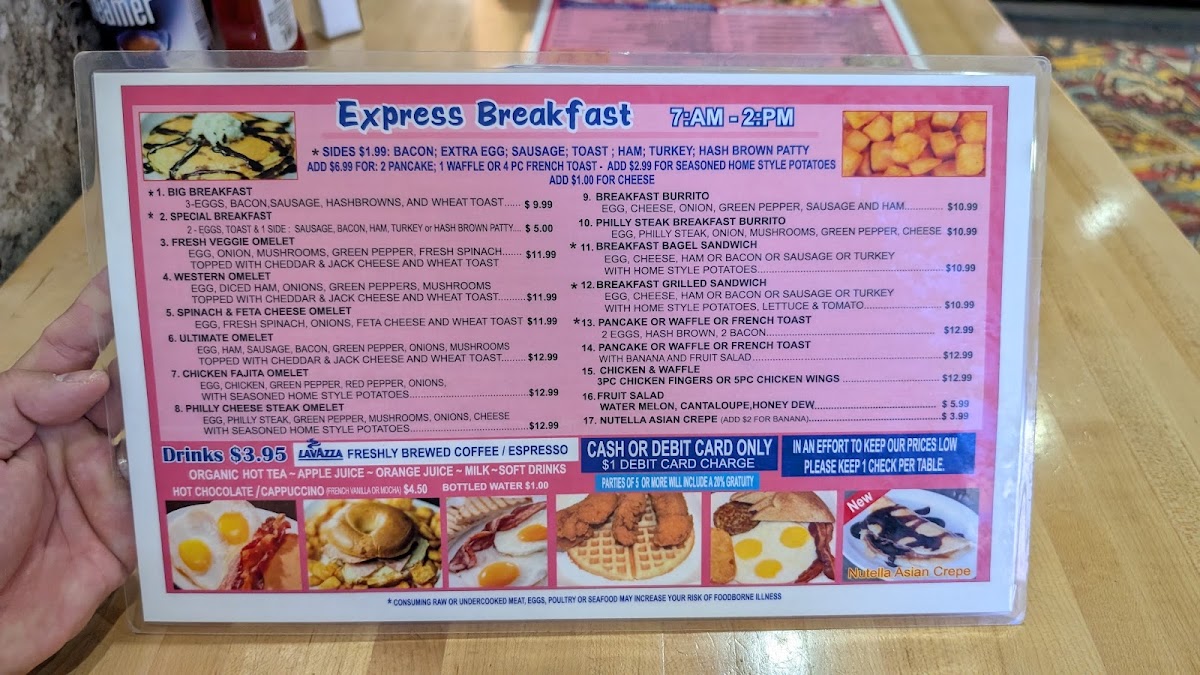 5 Dollar Cafe Menu 7