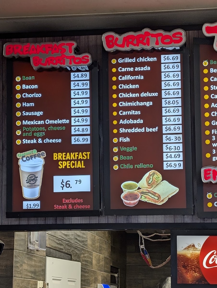 Burrito Spot Menu 6