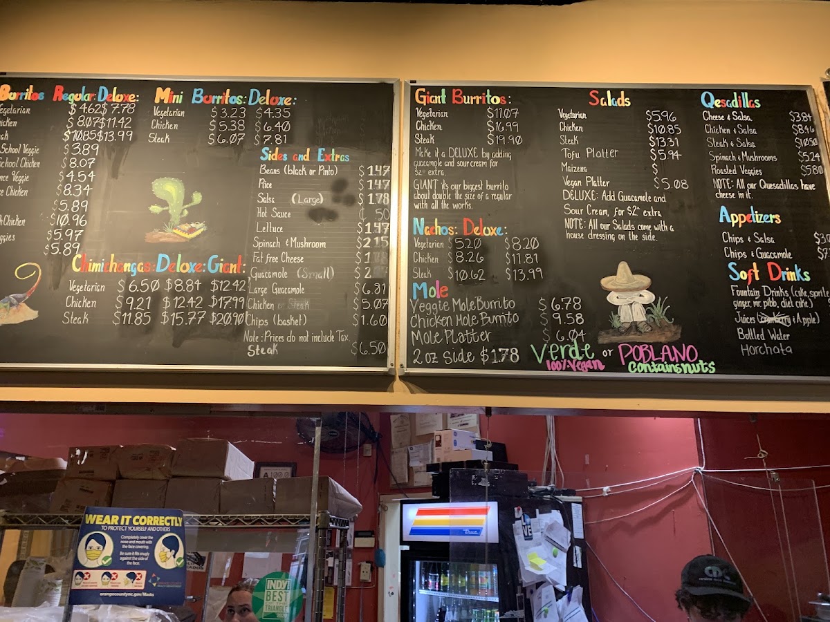 Cosmic Cantina Menu 2