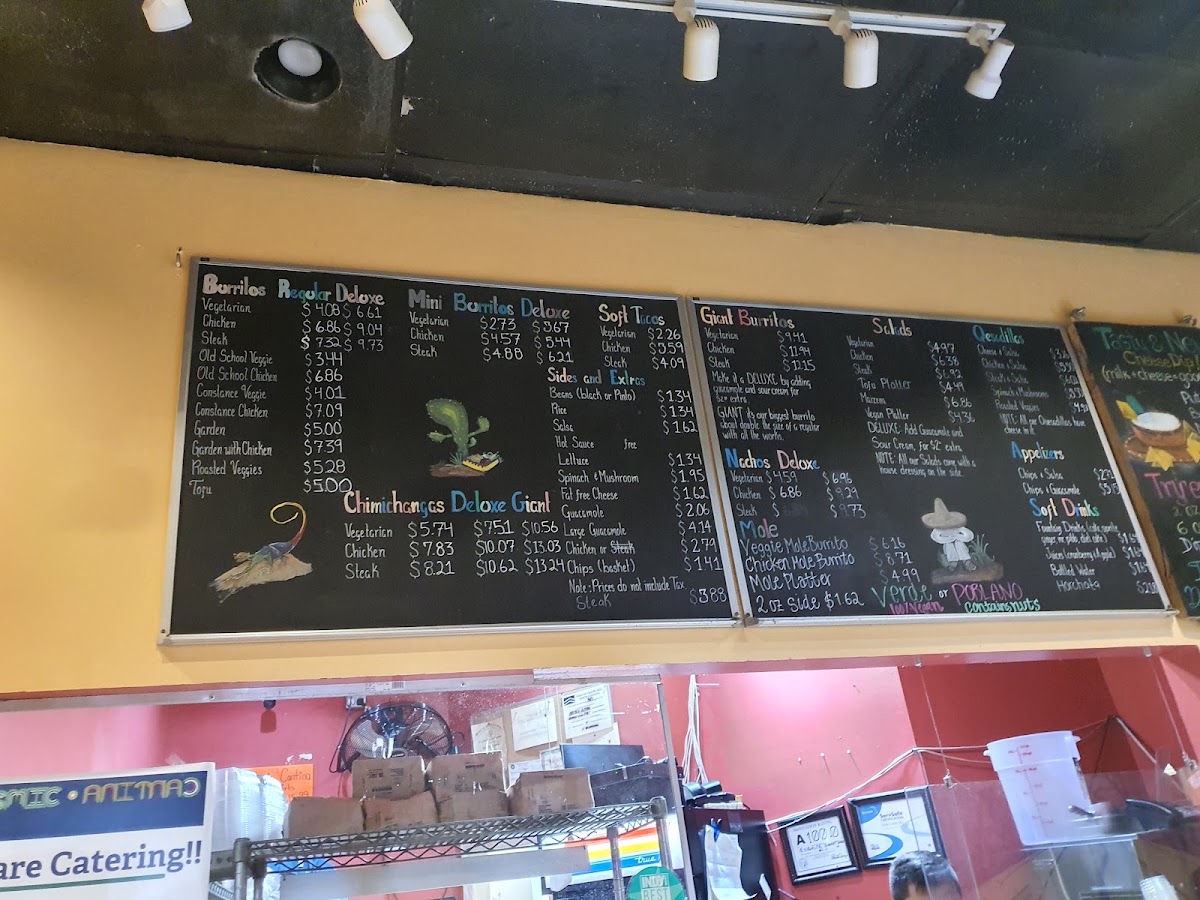 Cosmic Cantina Menu 4