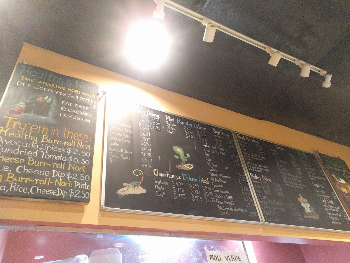Cosmic Cantina Menu 5