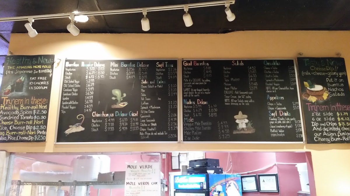 Cosmic Cantina Menu 6