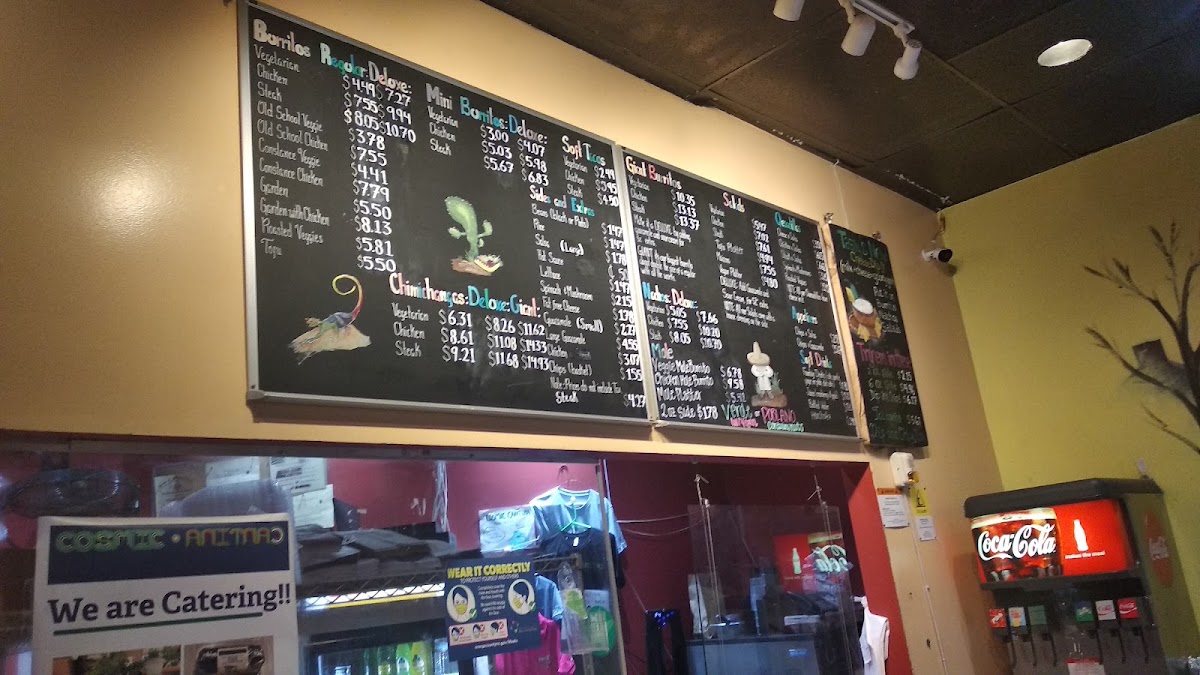 Cosmic Cantina Menu 7