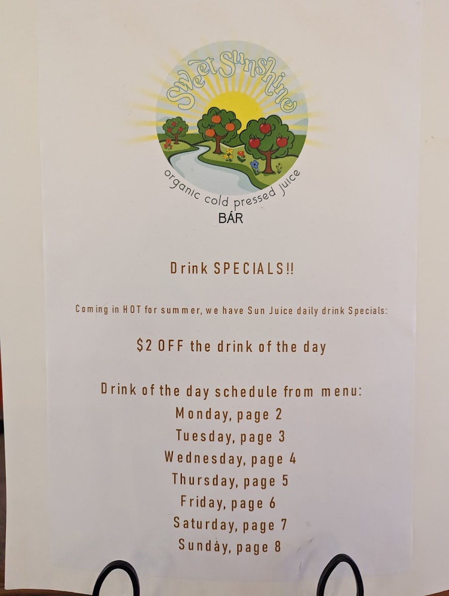 Cosmic Cantina Menu 9