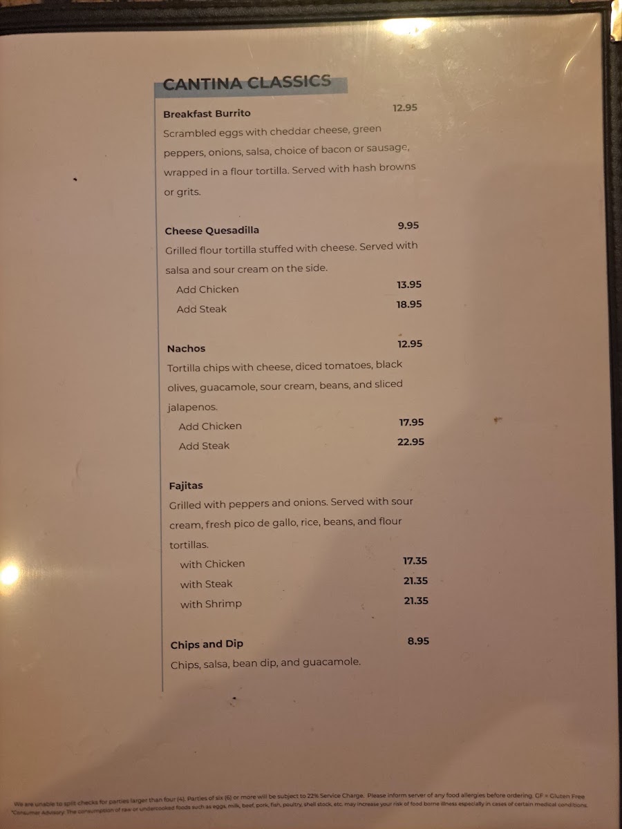 Marilyn's Cafe Menu 10