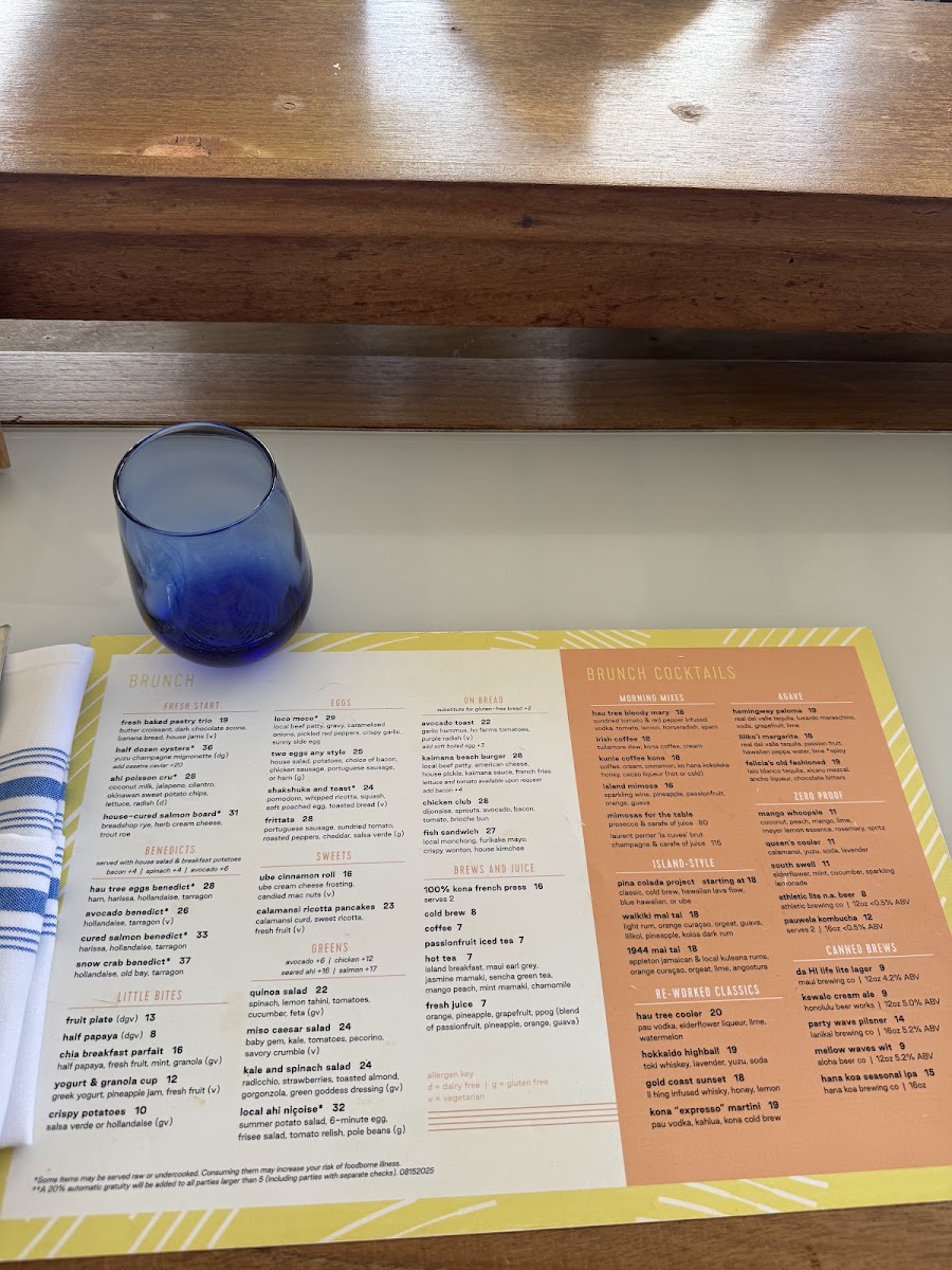 Hau Tree Menu 9