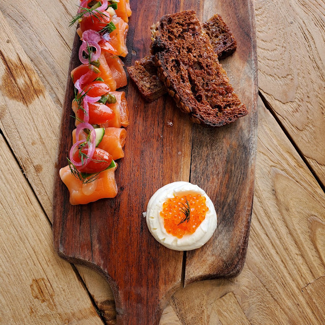 House-Cured Salmon Board