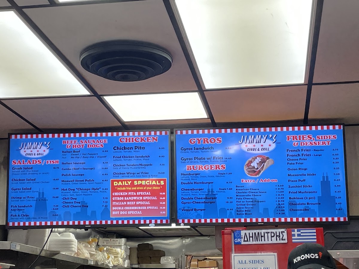 Jimmy's Gyros & Grill Menu 4