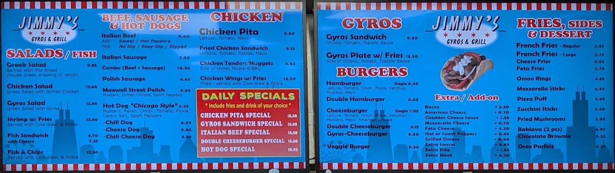 Jimmy's Gyros & Grill Menu 6