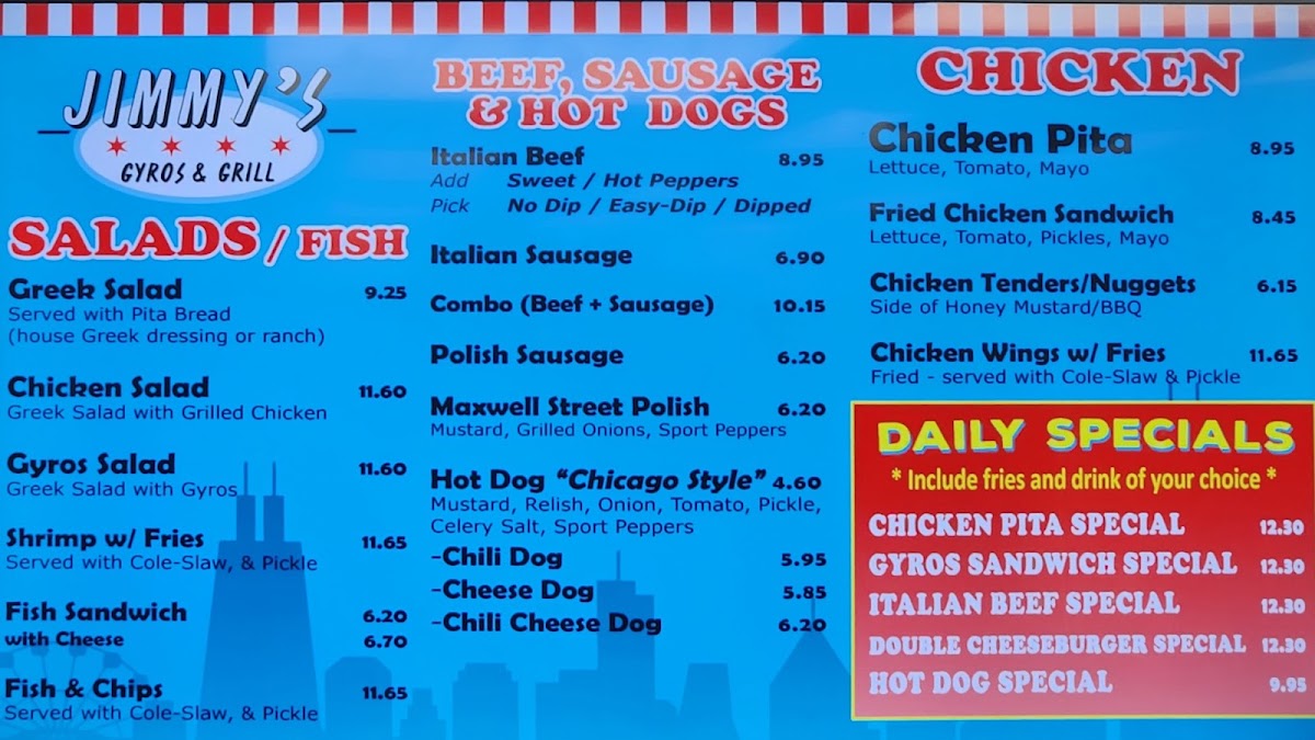 Jimmy's Gyros & Grill Menu 7