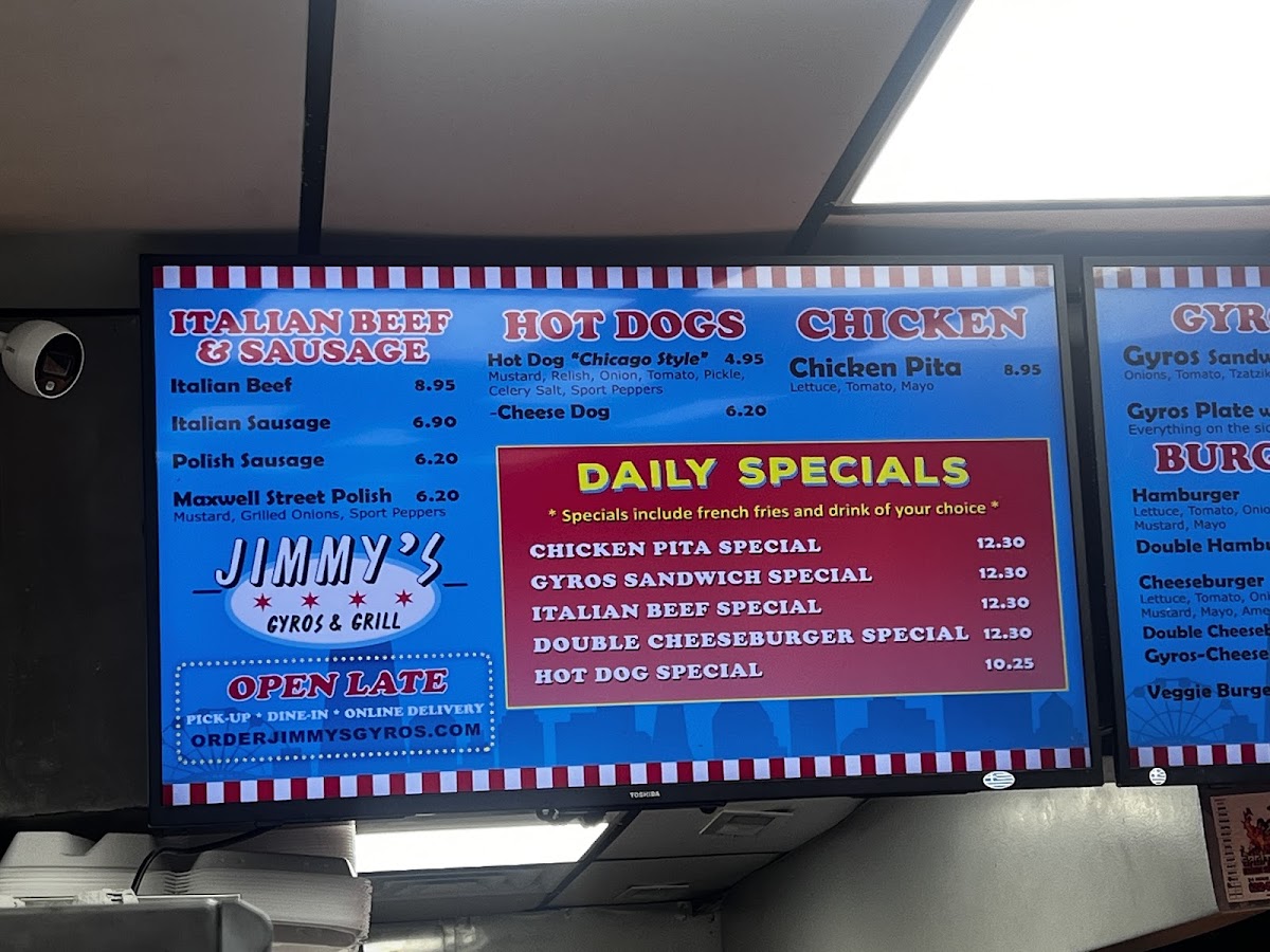 Jimmy's Gyros & Grill Menu 9