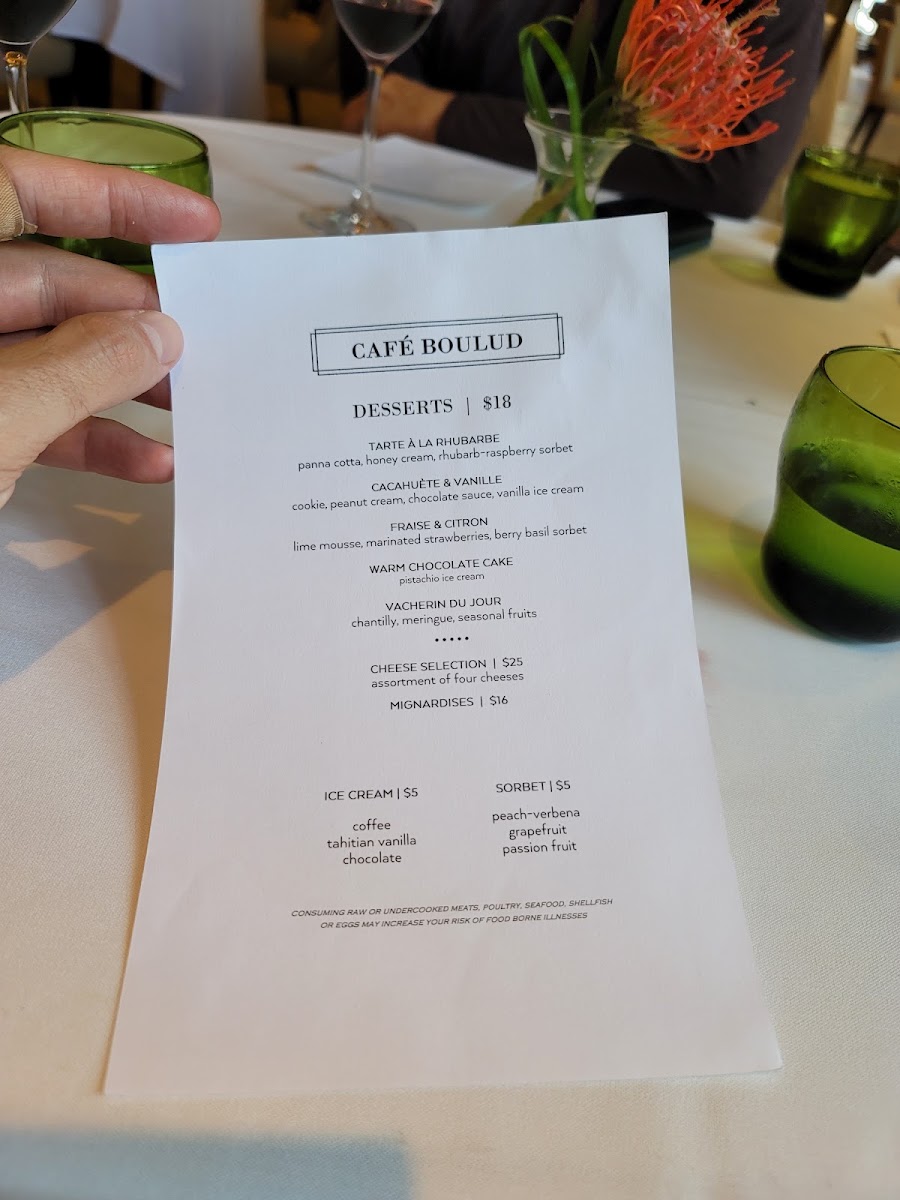 Cafe Boulud Menu 6