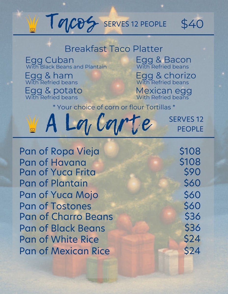 El Rey Taquería Menu 4