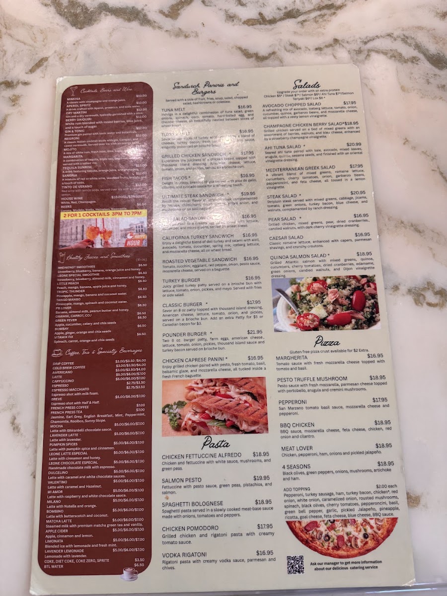 Leone Café Menu 7