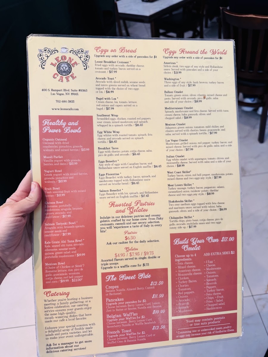 Leone Café Menu 9