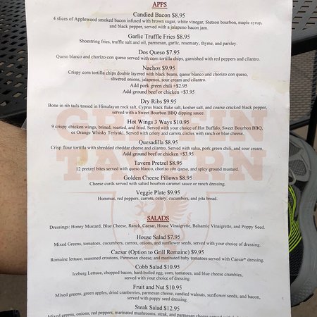 Griffin Tavern Menu 8