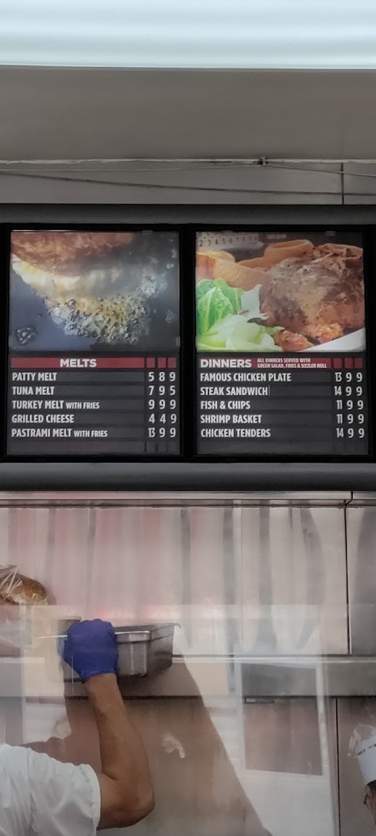 Astro Burger Menu 10
