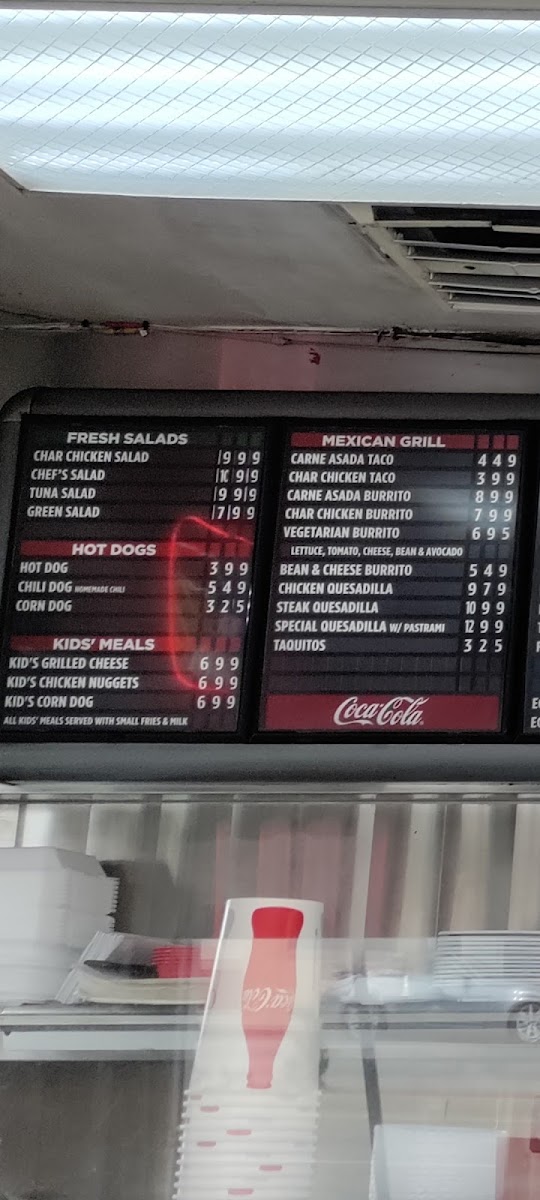 Astro Burger Menu 6