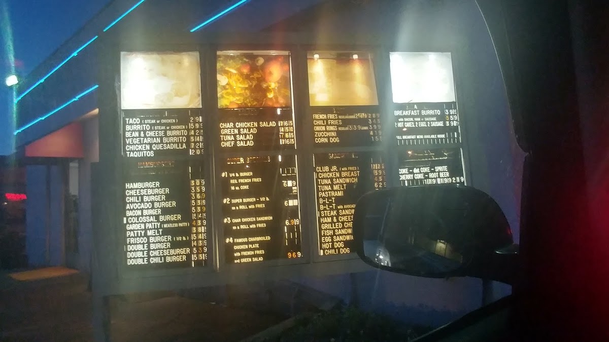 Astro Burger Menu 7