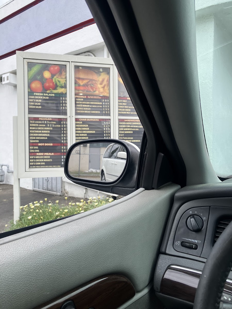Astro Burger Menu 9