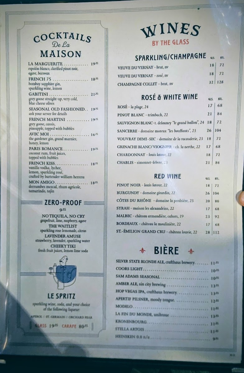 Mon Ami Gabi Menu 7