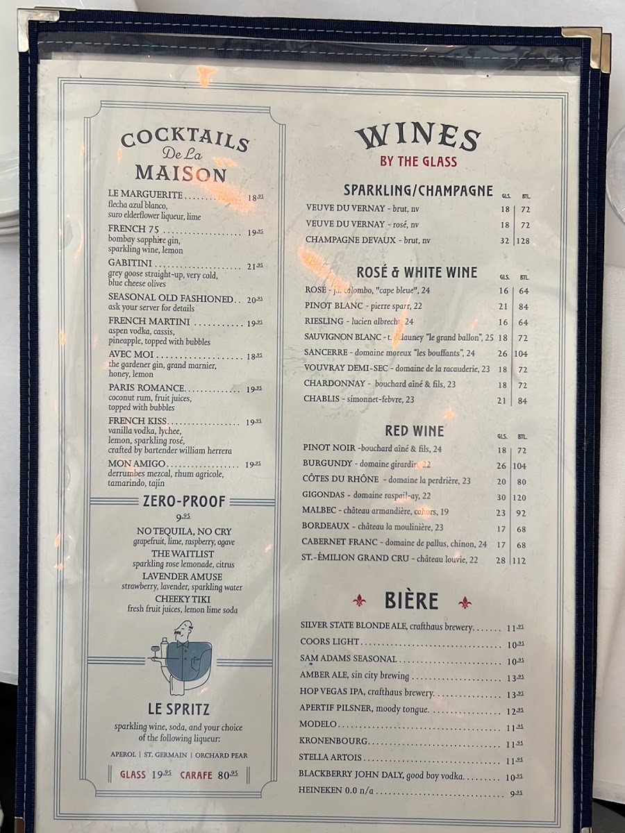 Mon Ami Gabi Menu 8