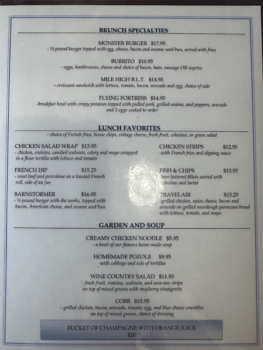 French Valley Cafe Menu 5