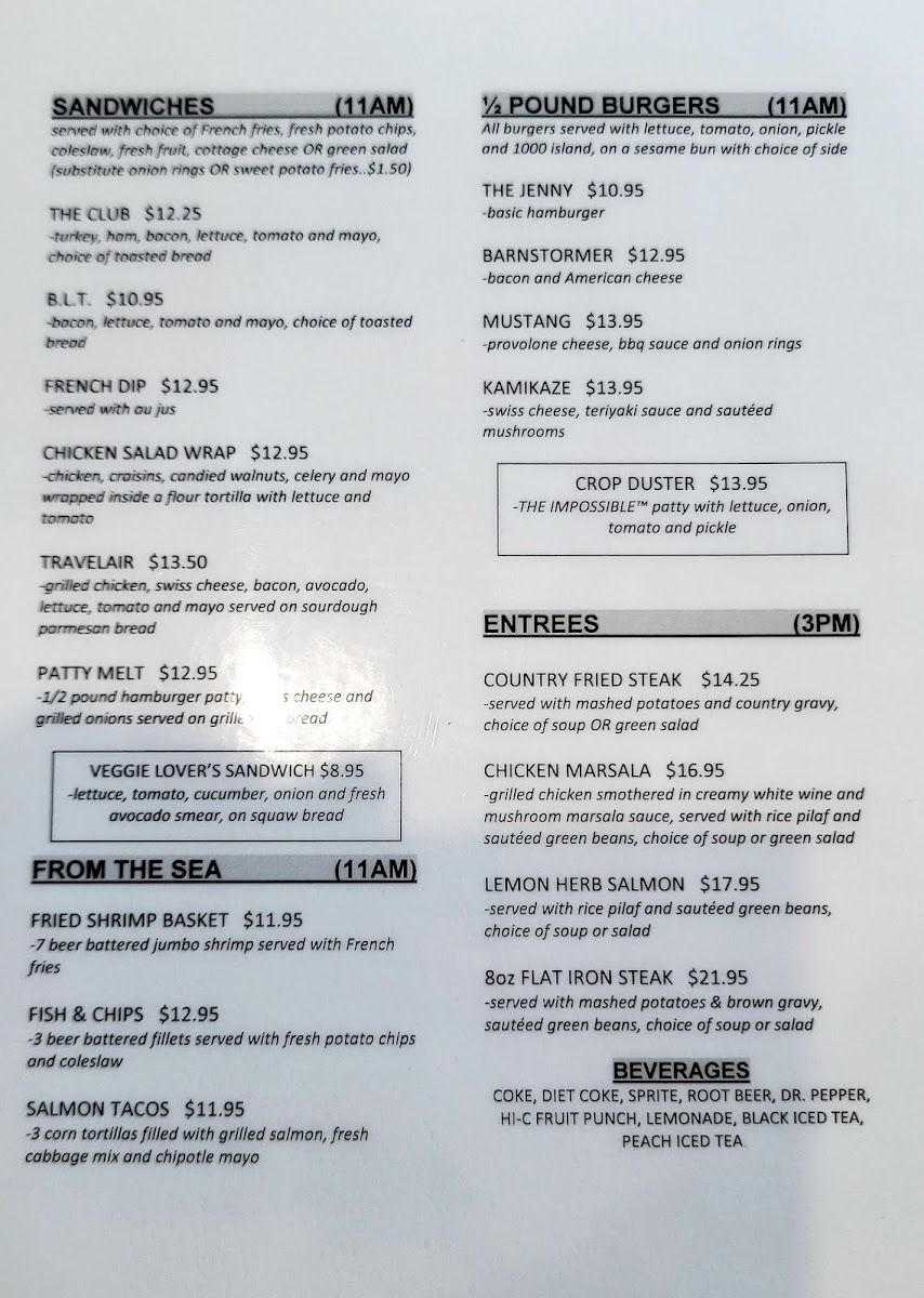 French Valley Cafe Menu 8