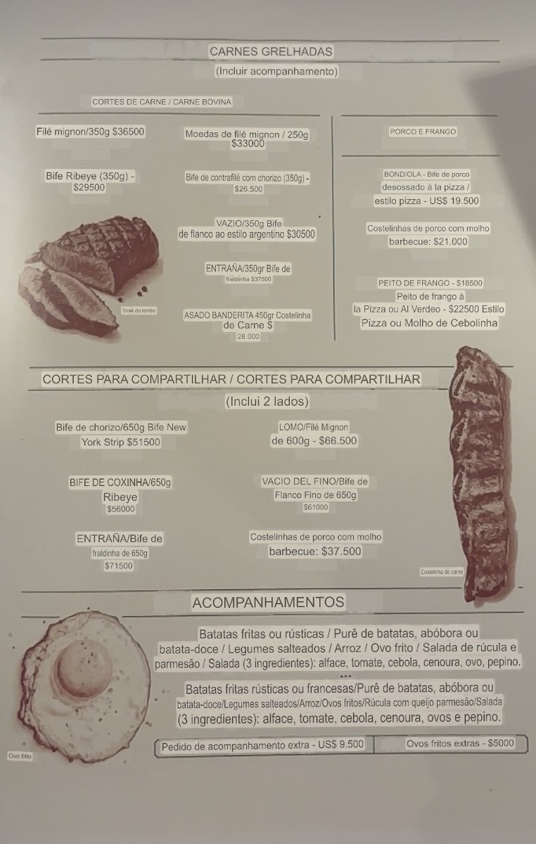 Santos Manjares Menu 2