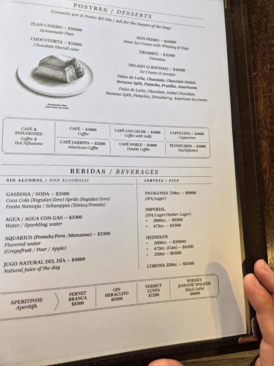 Santos Manjares Menu 9