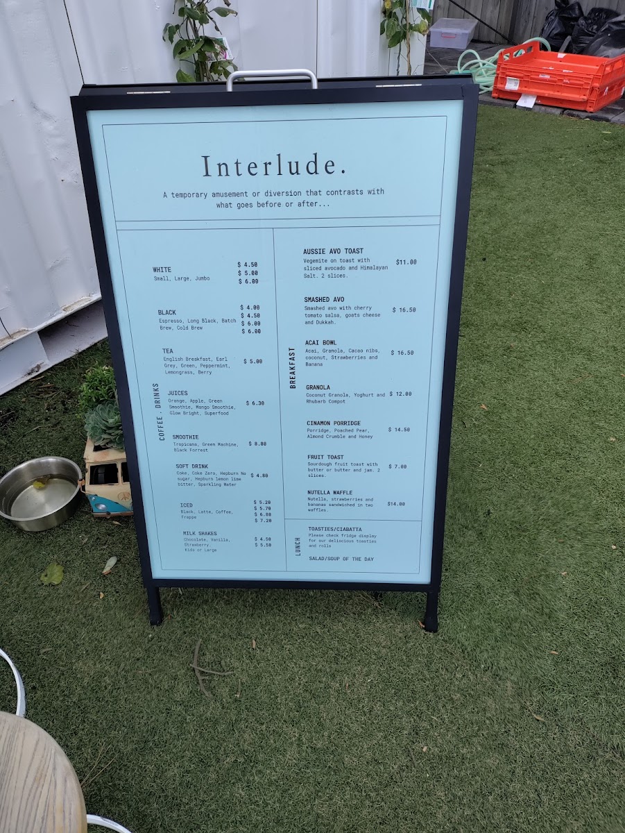 Interlude Menu 6